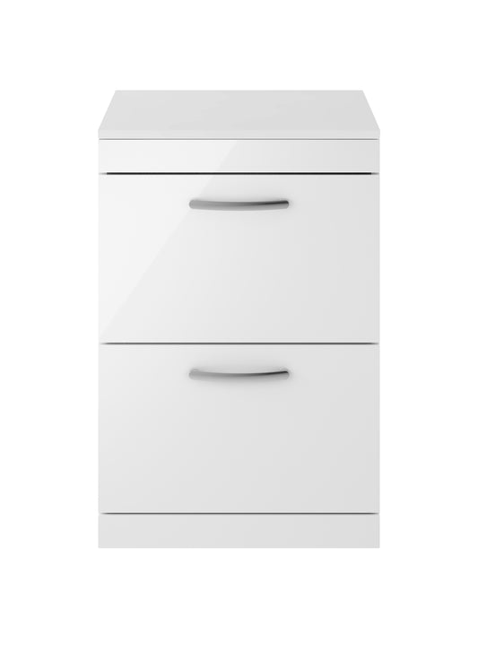 NUIE 600mm Floor Standing Vanity With Worktop
