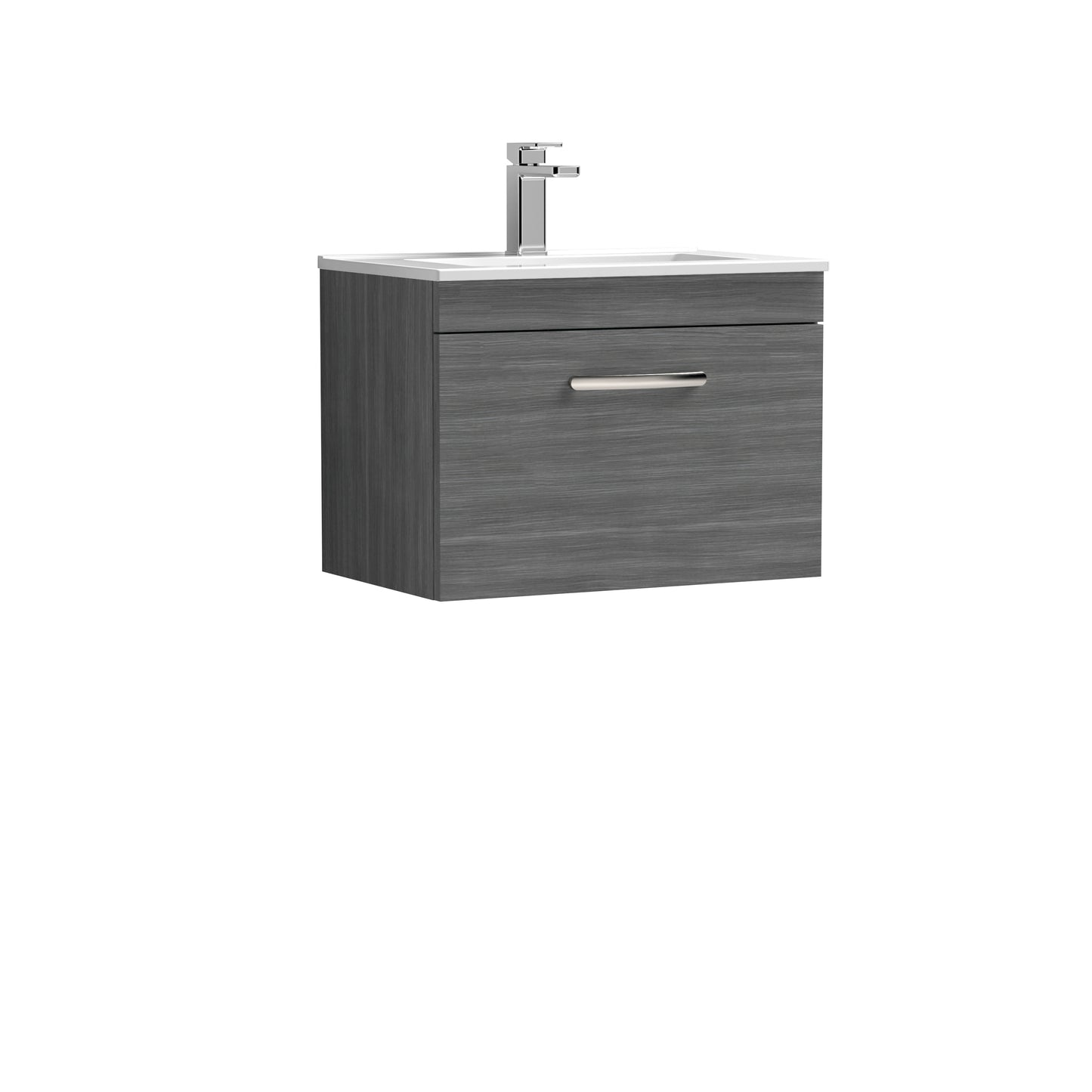 NUIE 600mm Wall Hung Vanity With Basin 2
