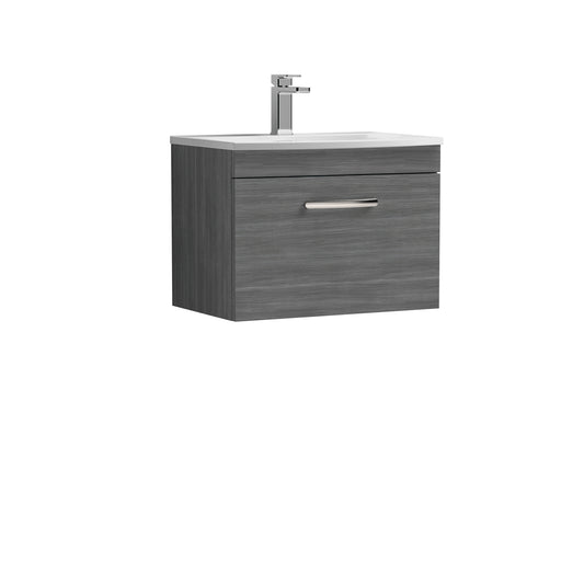NUIE 600mm Wall Hung Vanity With Basin 4