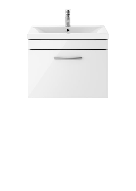 NUIE 600mm Wall Hung Vanity With Basin 1