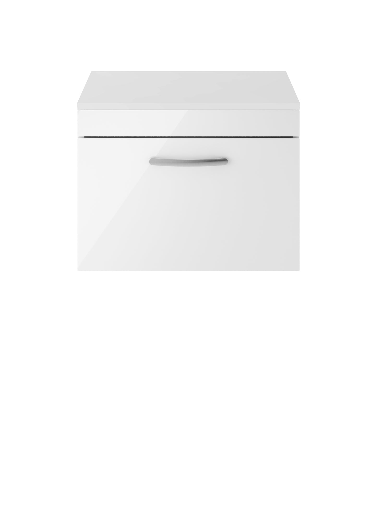 NUIE 600mm Wall Hung Vanity With Worktop