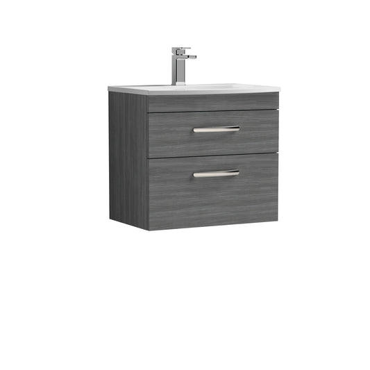 NUIE 600mm Wall Hung Vanity With Basin 4
