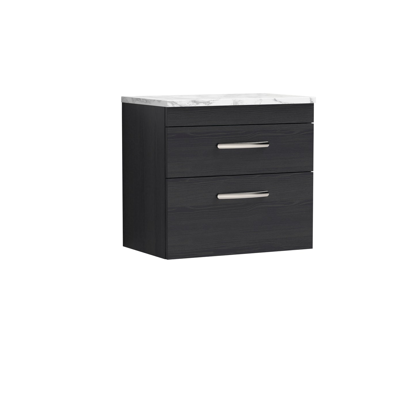 NUIE 600 Wall Hung 2-Drawer Unit & Laminate Worktop