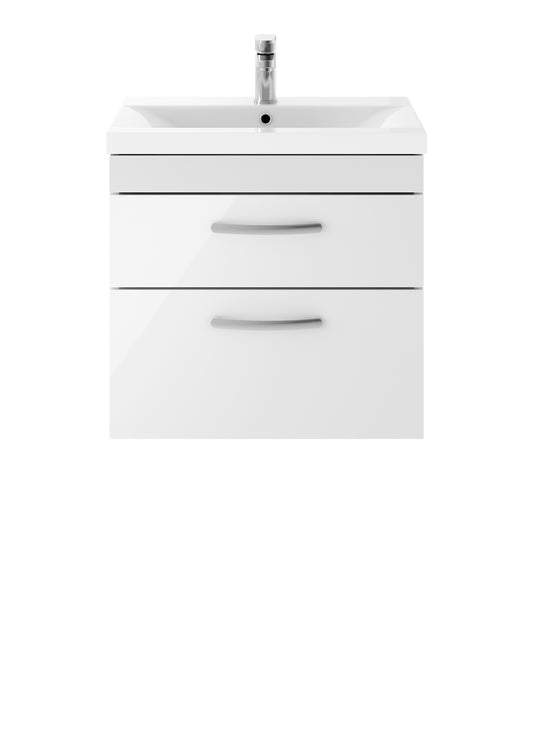 NUIE 600mm Wall Hung Vanity With Basin 1