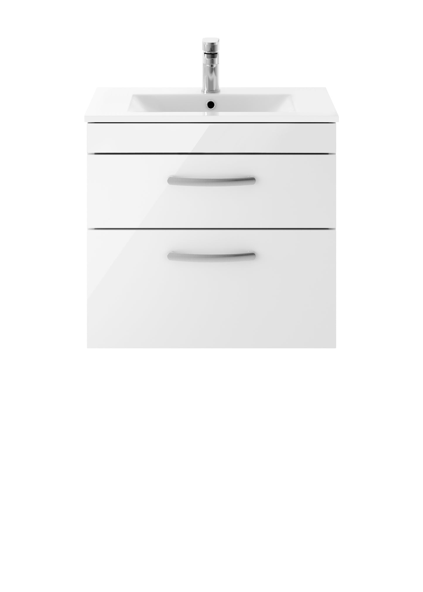 NUIE 600mm Wall Hung Vanity With Basin 2