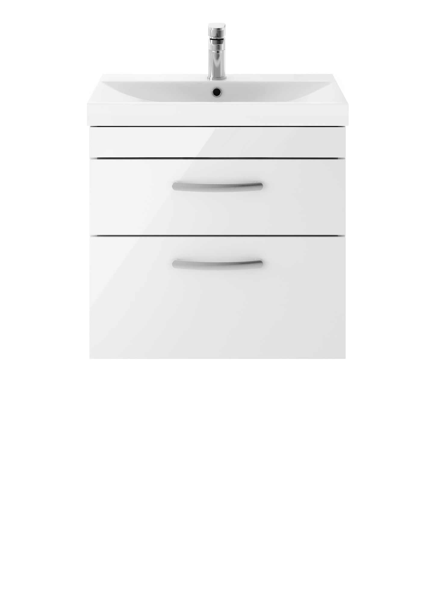 NUIE 600mm Wall Hung Vanity With Basin 3