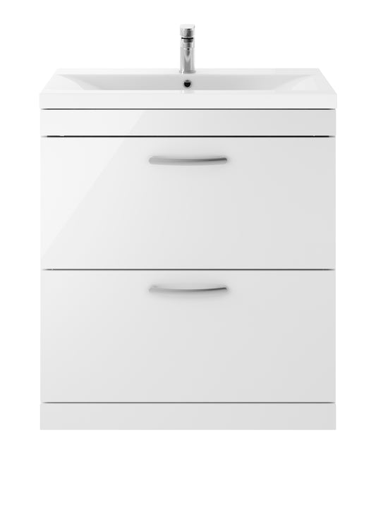 NUIE 800mm Floor Standing Vanity With Basin 1