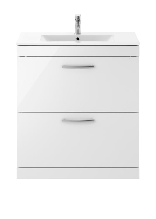NUIE 800mm Floor Standing Vanity With Basin 2
