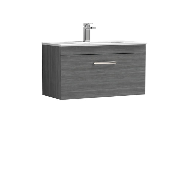 NUIE 800mm Wall Hung Vanity With Basin 2