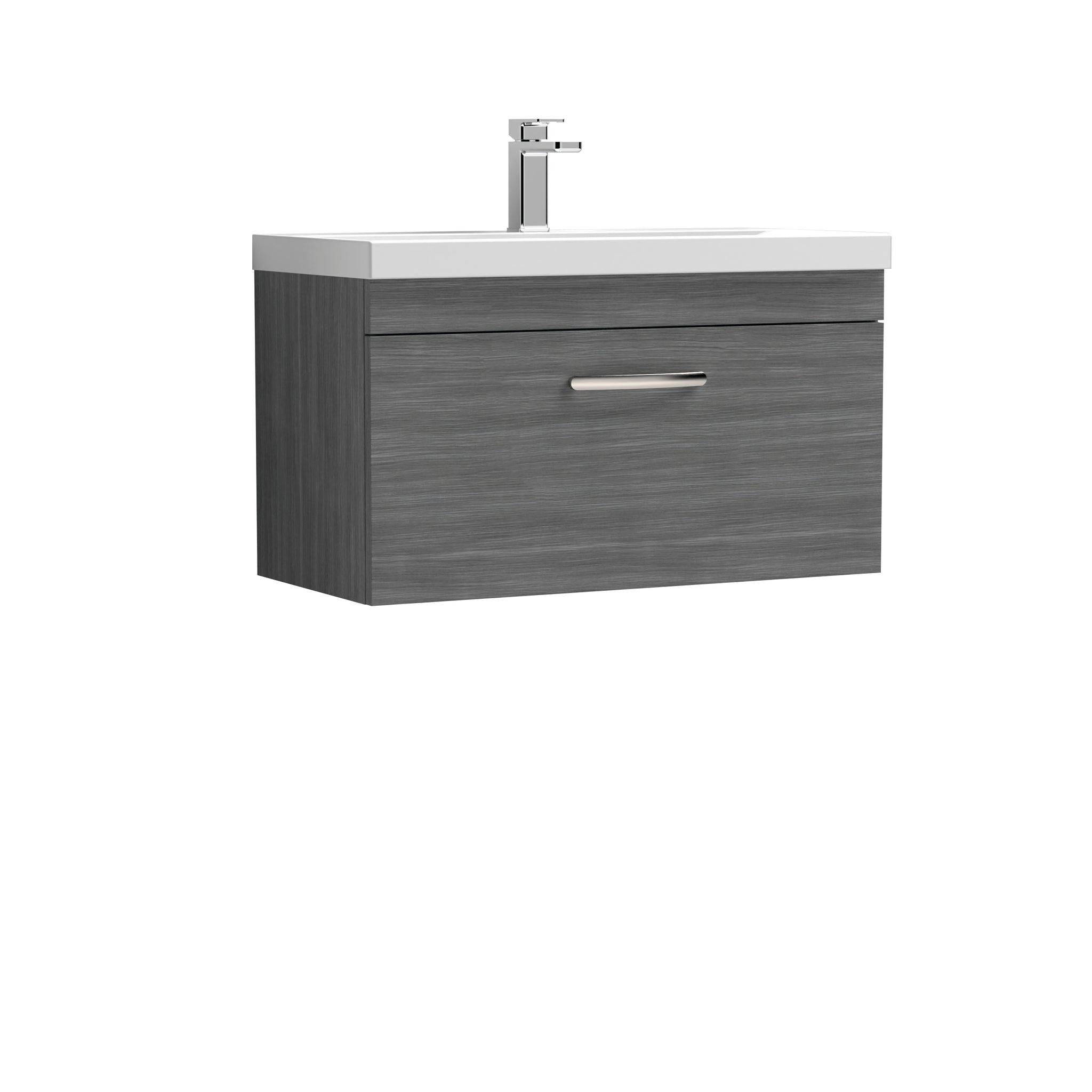 NUIE 800mm Wall Hung Vanity With Basin 3