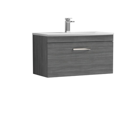 NUIE 800mm Wall Hung Vanity With Basin 4