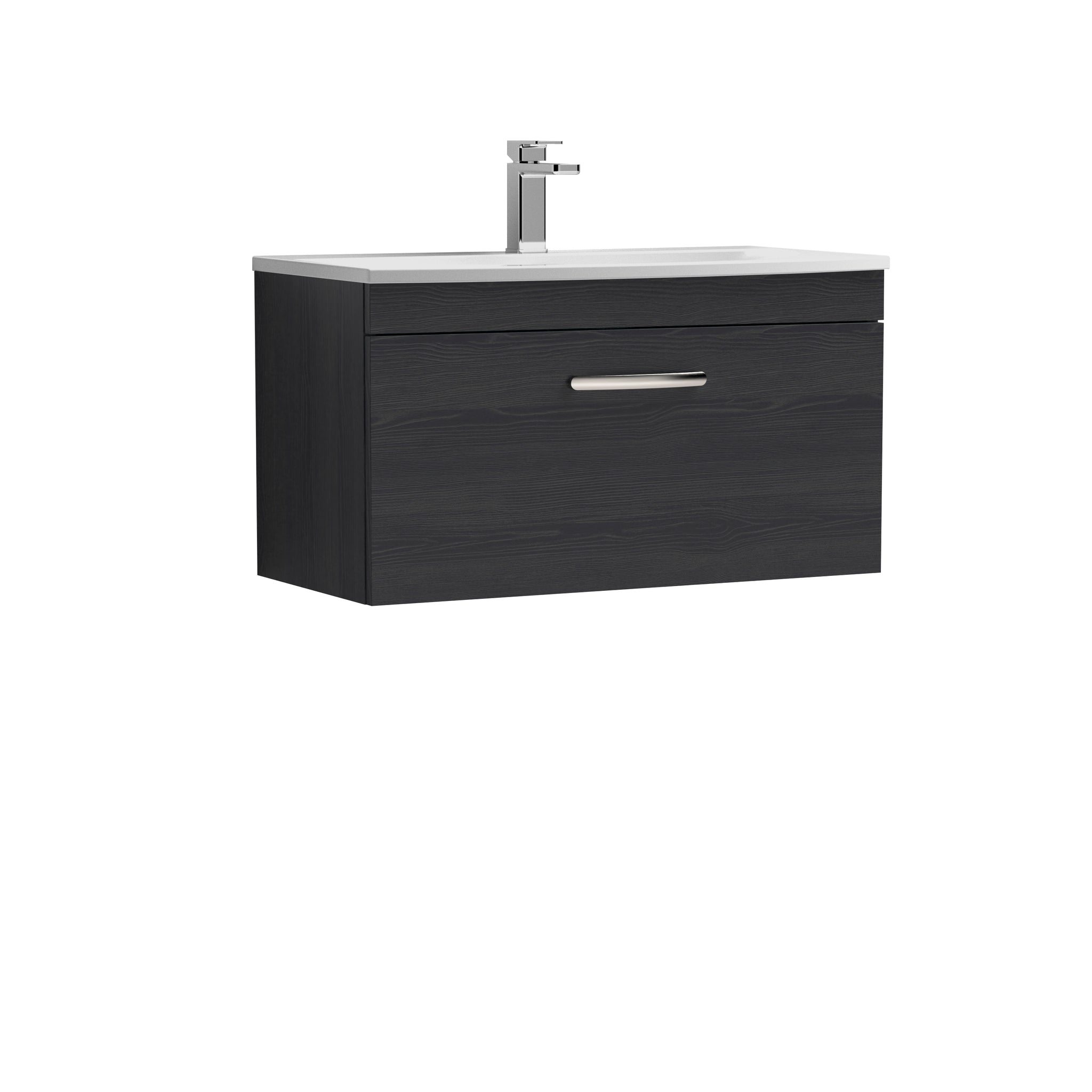 NUIE 800mm Wall Hung Vanity With Basin 4