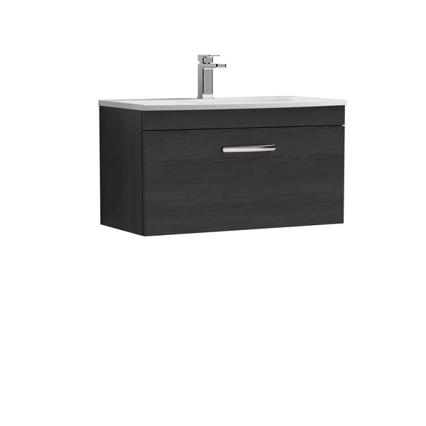 NUIE 800mm Wall Hung Vanity With Basin 4