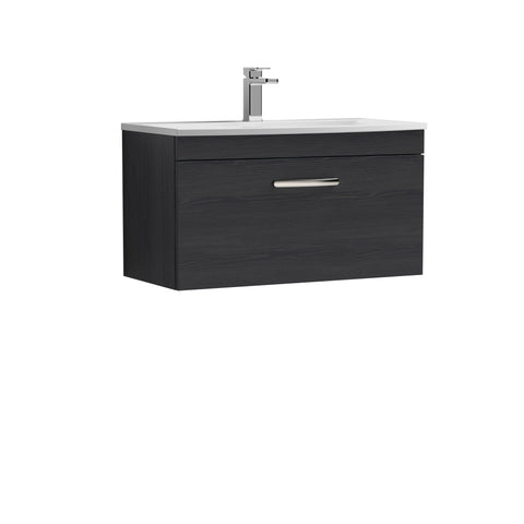 NUIE 800mm Wall Hung Vanity With Basin 4