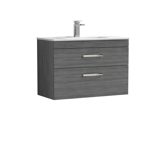 NUIE 800mm Wall Hung Vanity With Basin 2