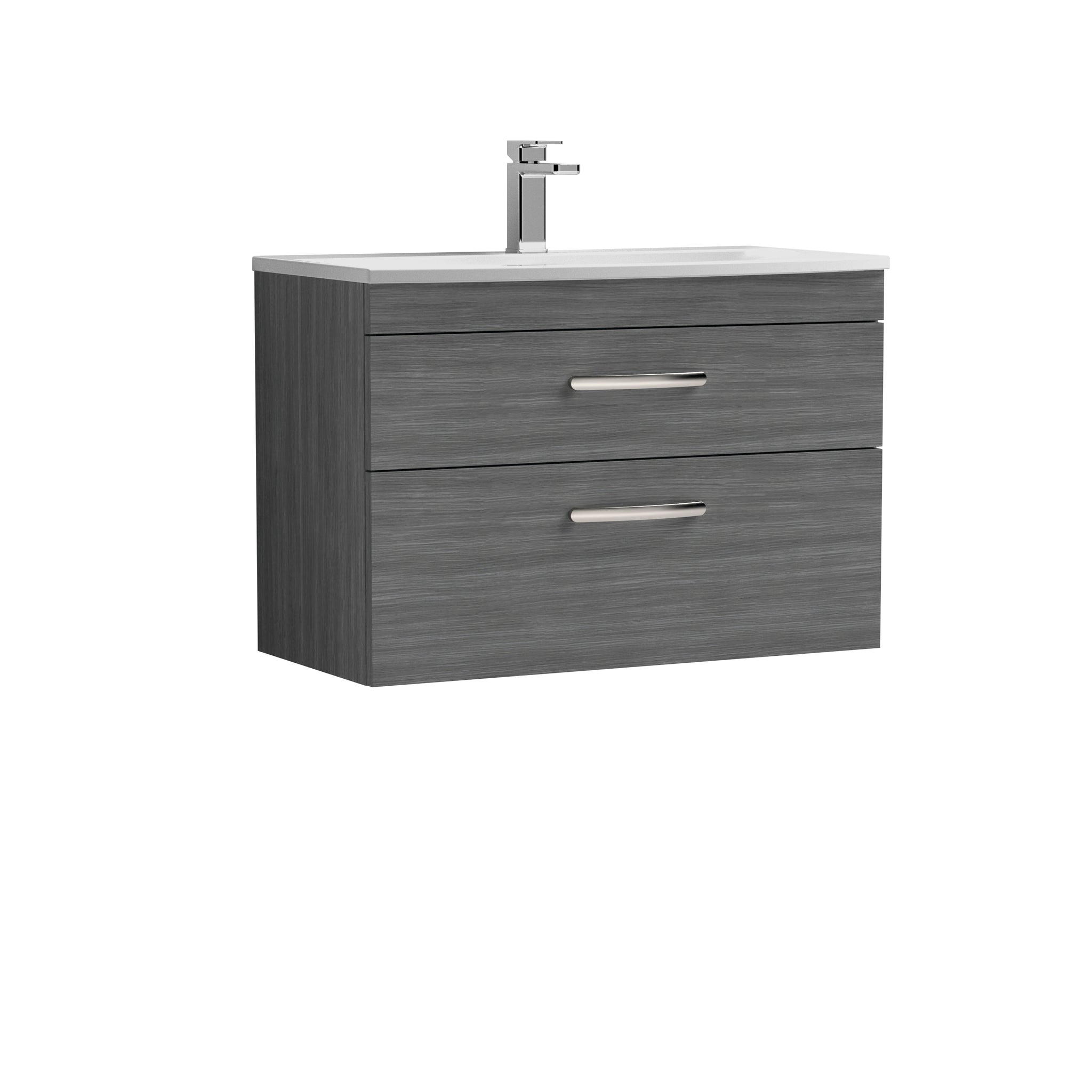 NUIE 800mm Wall Hung Vanity With Basin 4