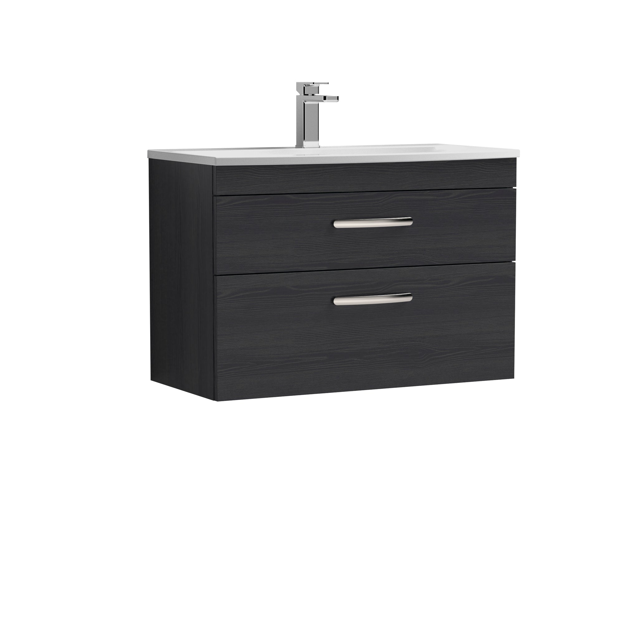 NUIE 800mm Wall Hung Vanity With Basin 4
