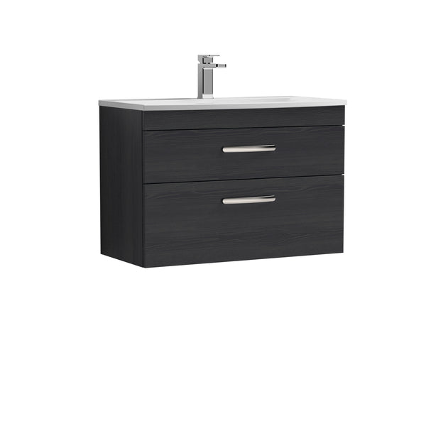NUIE 800mm Wall Hung Vanity With Basin 4