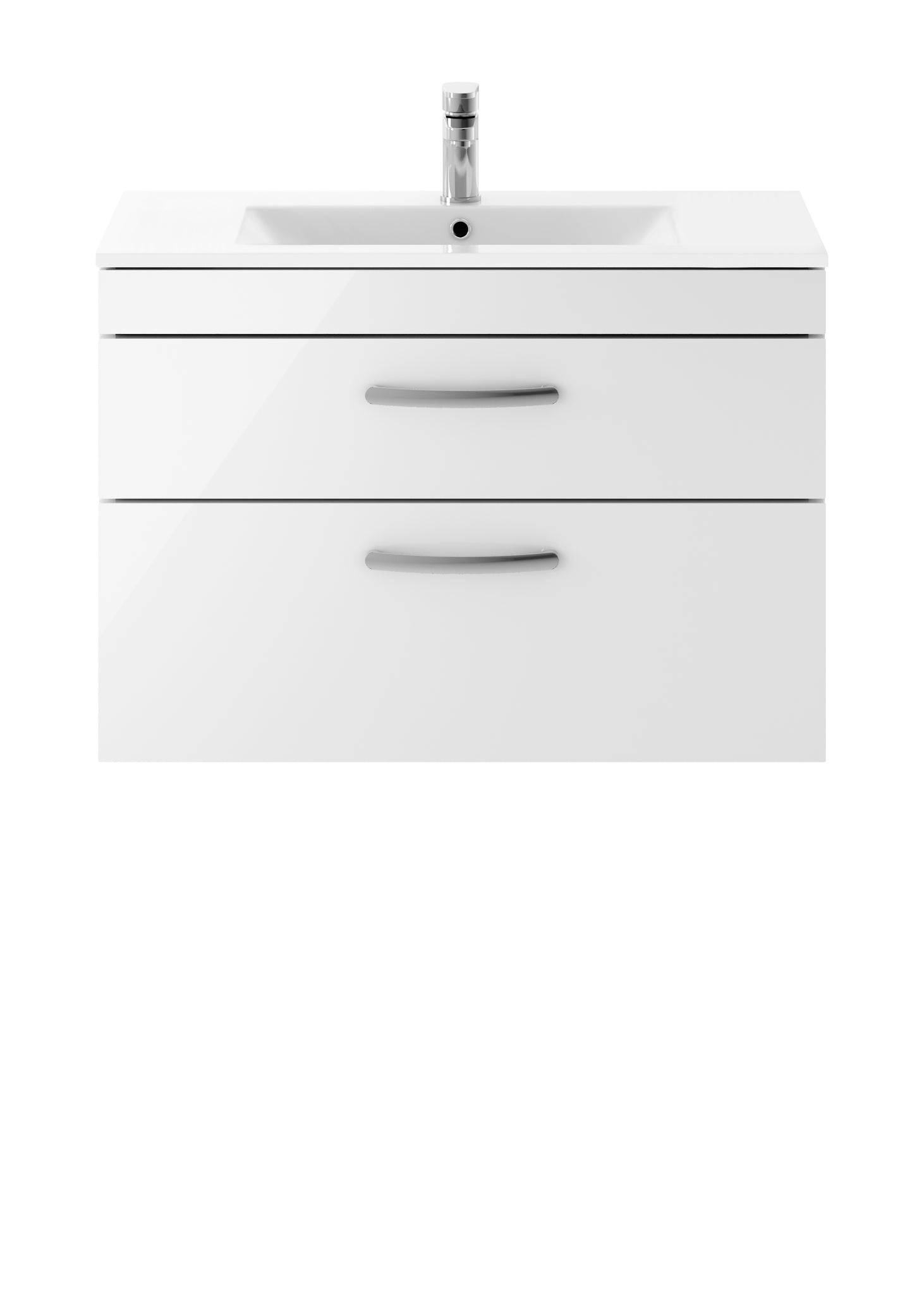 NUIE 800mm Wall Hung Vanity With Basin 2