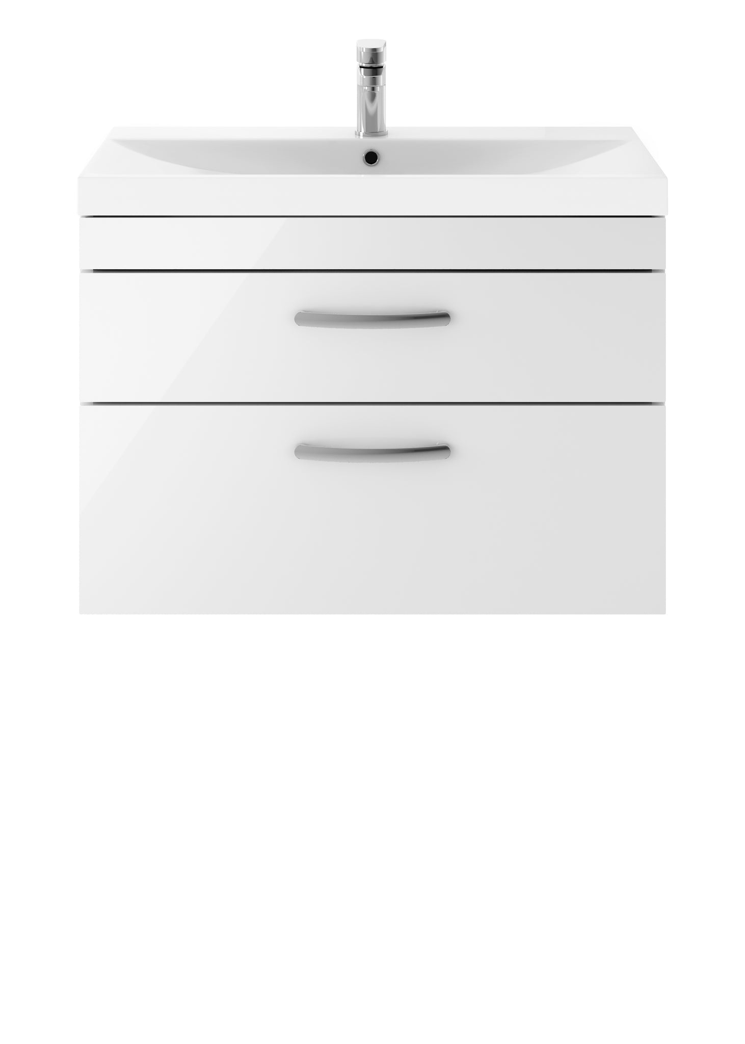 NUIE 800mm Wall Hung Vanity With Basin 3