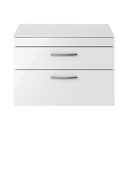 NUIE 800mm Wall Hung Vanity With Worktop