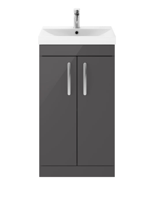 NUIE 500mm Floor Standing Cabinet With Basin 3