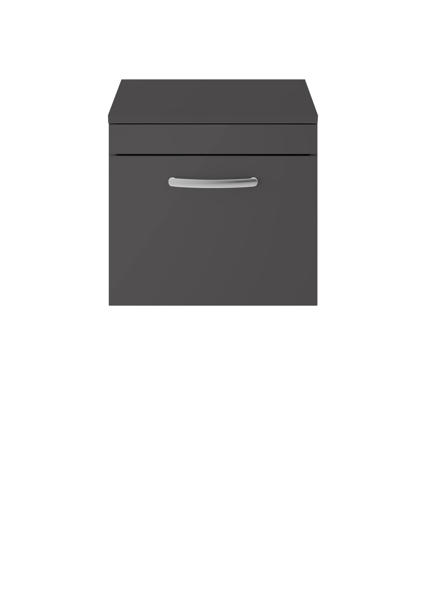 NUIE 500mm Wall Hung Cabinet With Worktop