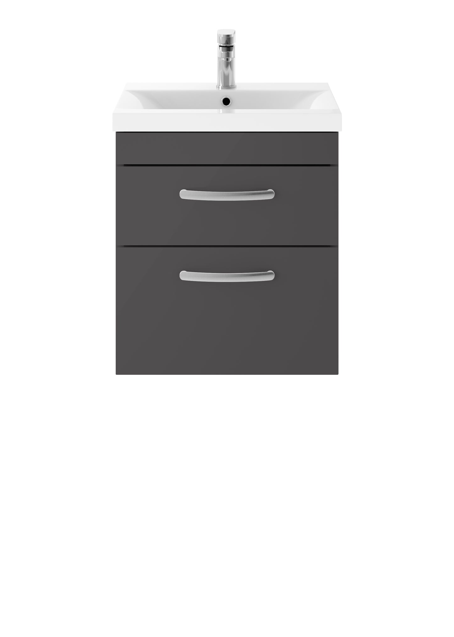 NUIE 500mm Wall Hung Cabinet With Basin 1