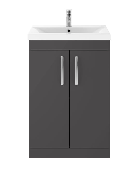 NUIE 600mm Floor Standing Cabinet With Basin 1