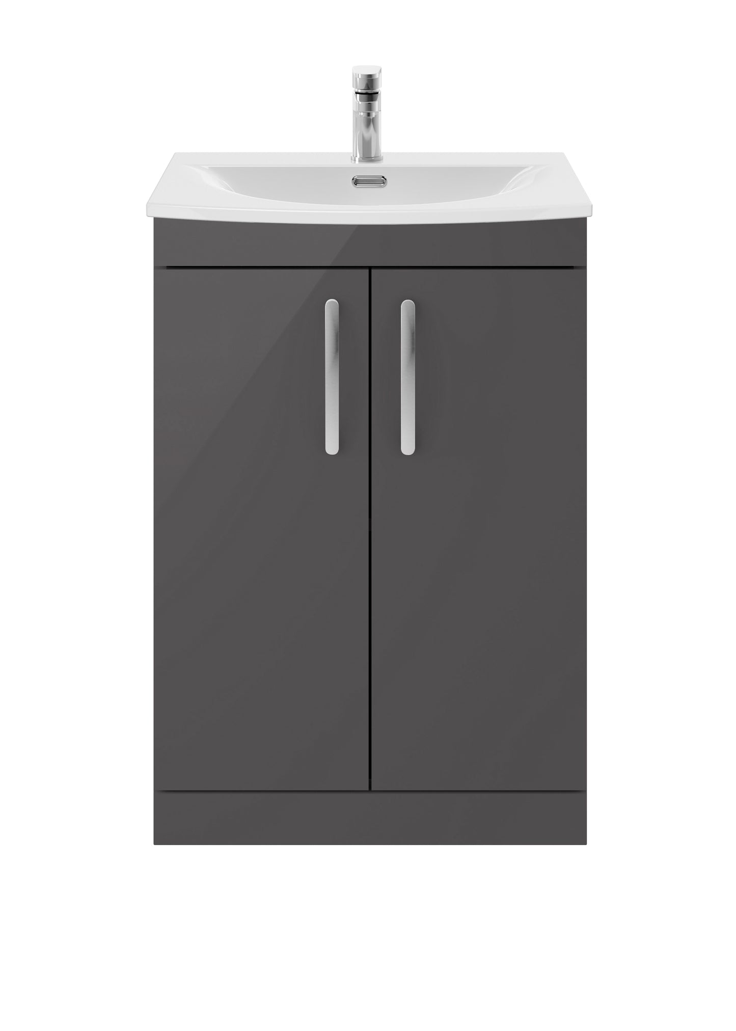 NUIE 600mm Floor Standing Cabinet With Basin 4