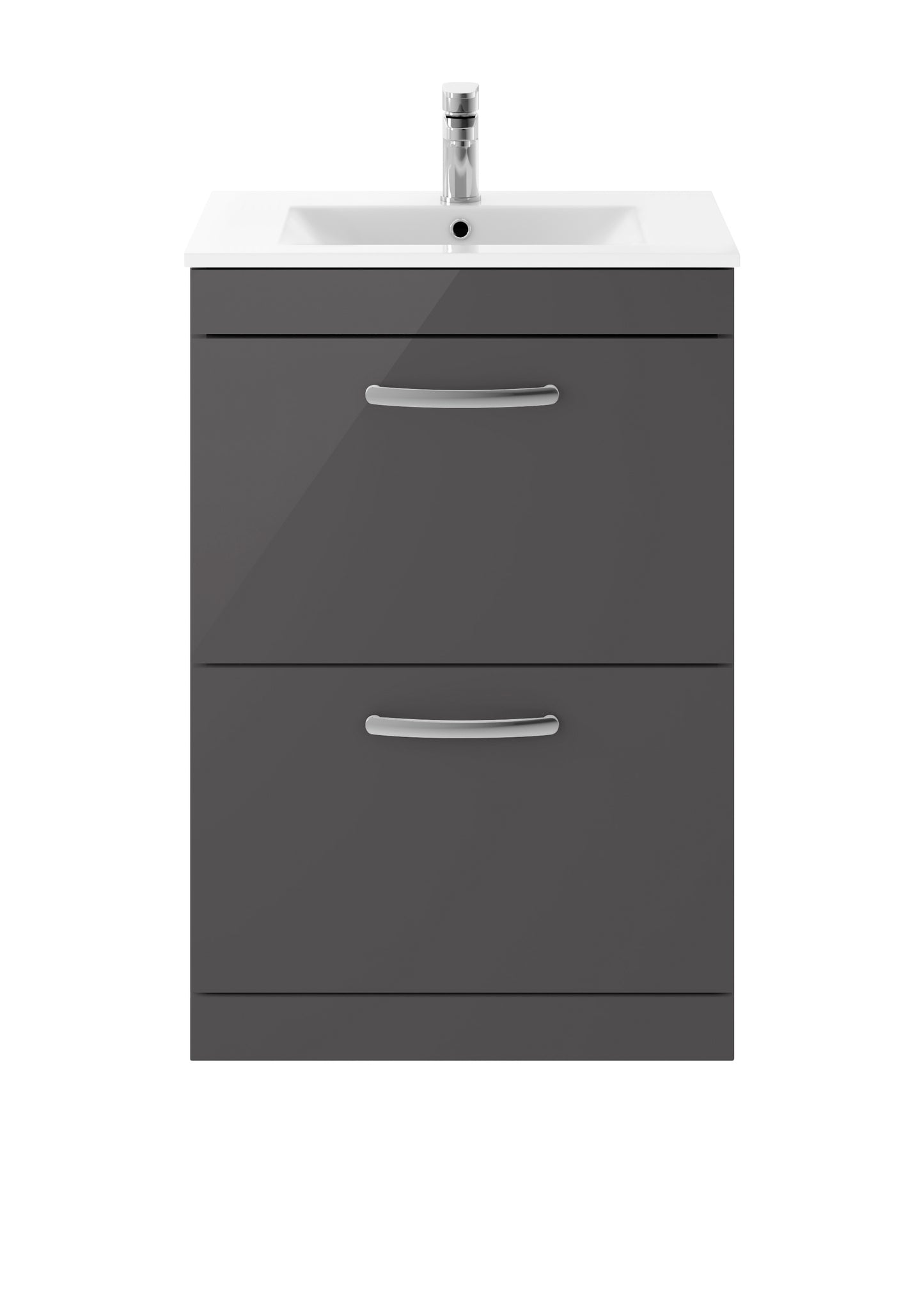 NUIE 600mm Floor Standing Cabinet With Basin 2