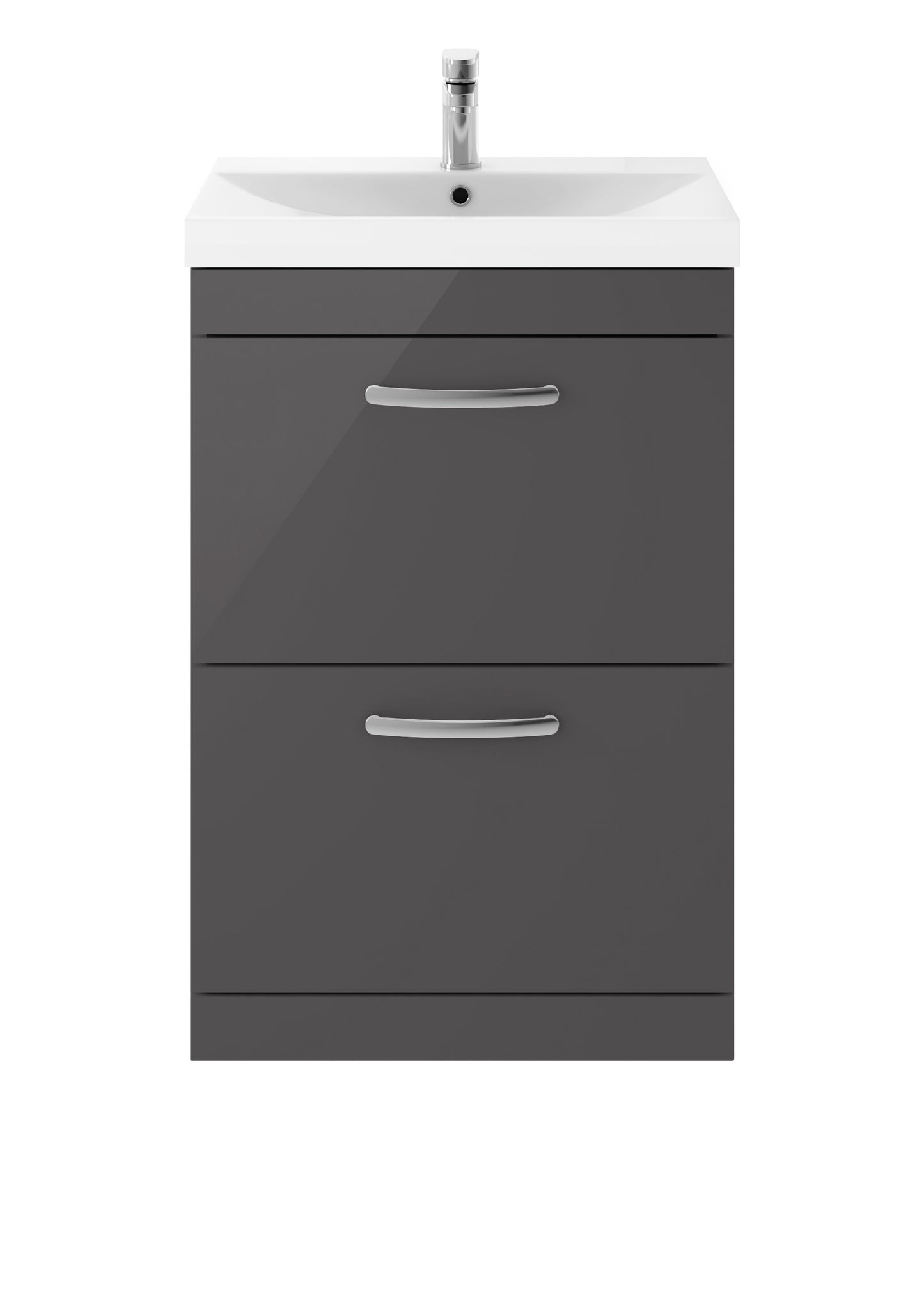 NUIE 600mm Floor Standing Cabinet With Basin 3