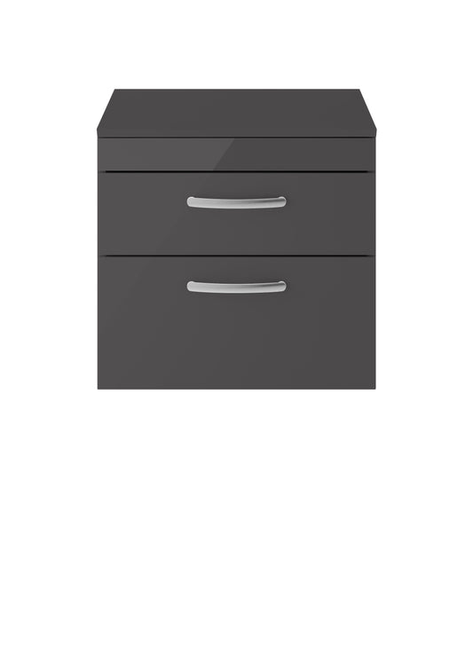 NUIE 600mm Wall Hung Cabinet With Worktop