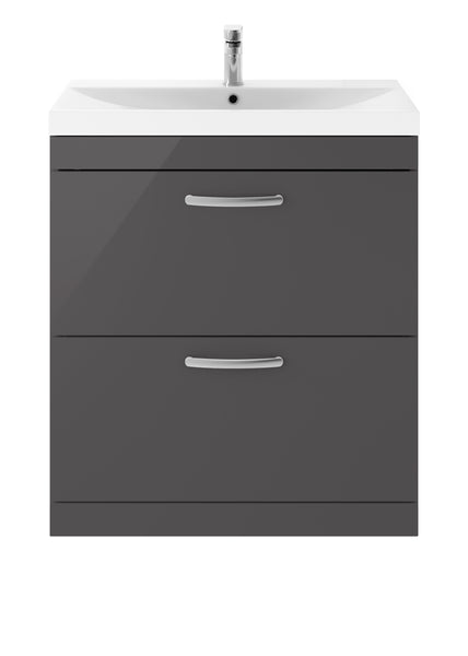 NUIE 800mm Floor Standing Cabinet With Basin 3