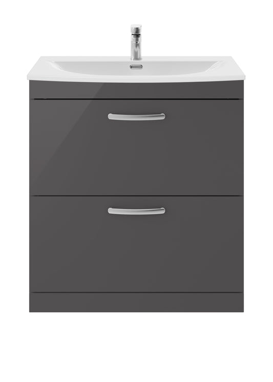 NUIE 800mm Floor Standing Cabinet With Basin 4