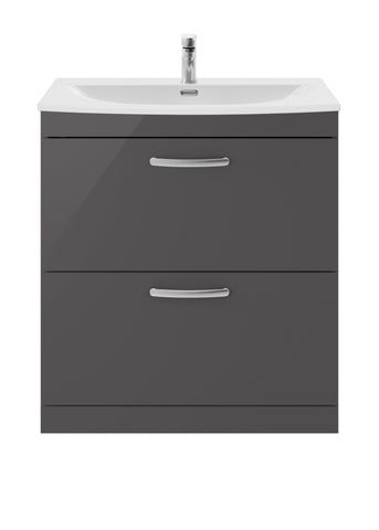 NUIE 800mm Floor Standing Cabinet With Basin 4