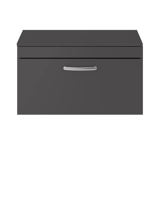 NUIE 800mm Wall Hung Cabinet With Worktop