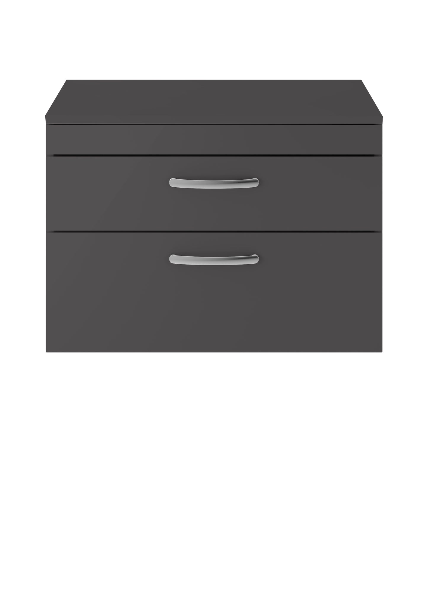 NUIE 800mm Wall Hung Cabinet With Worktop