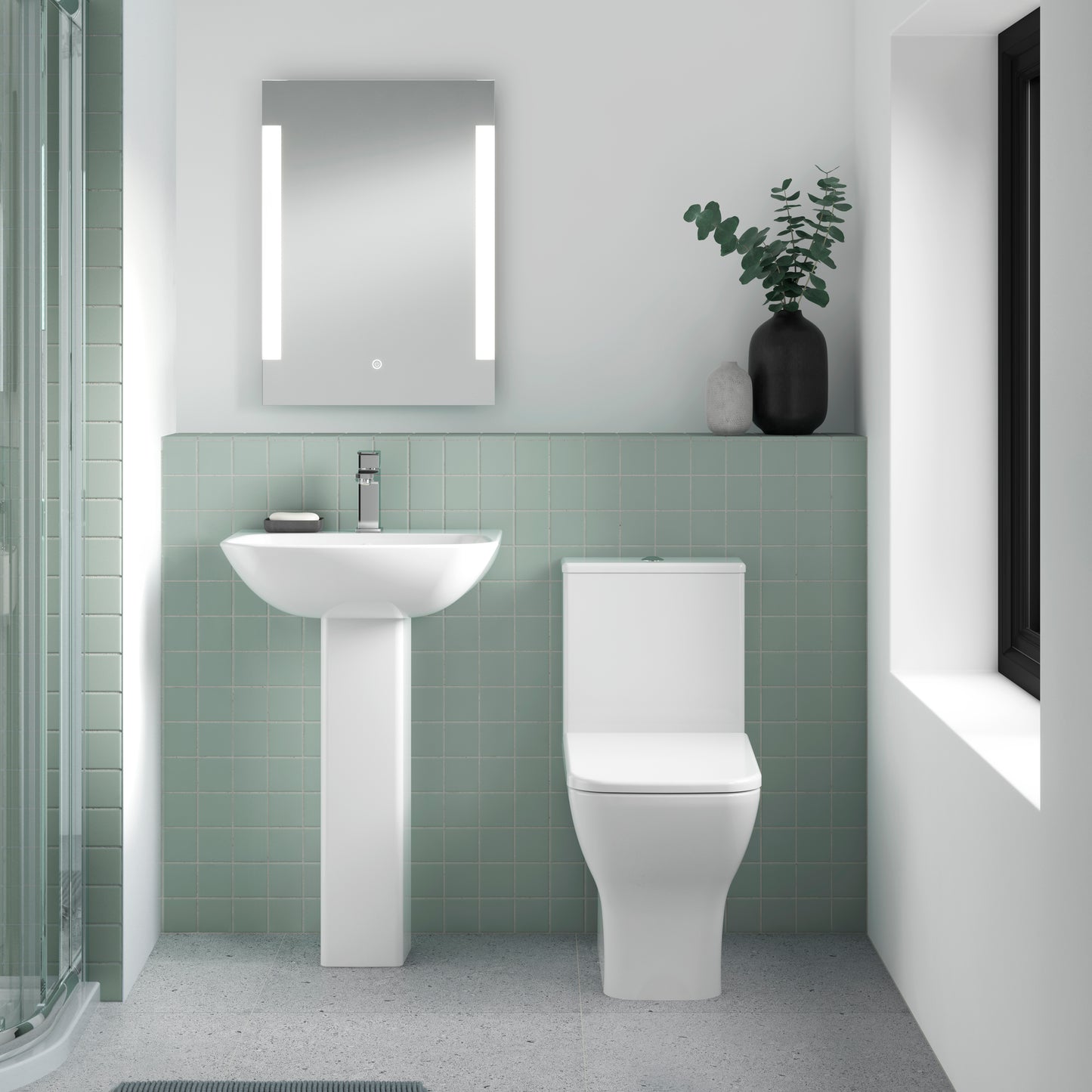NUIE 545mm Basin & Pedestal