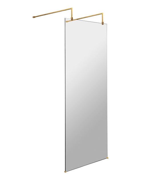Hudson Reed 800mm Wetroom Screen With Arms and Feet