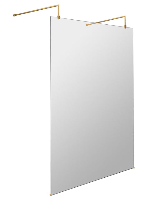 Hudson Reed 1400mm Wetroom Screen With Arms and Feet
