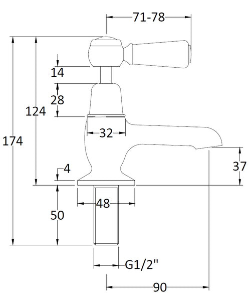 Hudson Reed Basin Taps