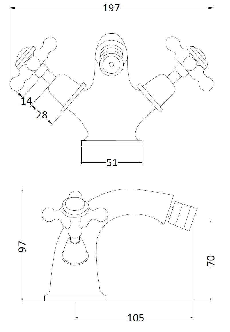 Hudson Reed Bidet Tap