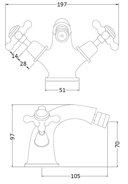 Hudson Reed Bidet Tap