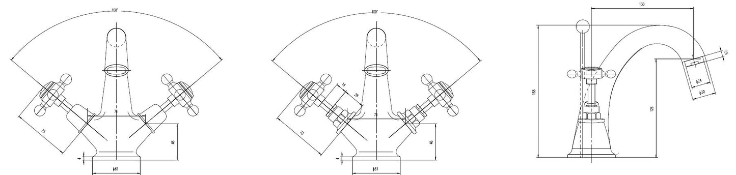 Hudson Reed Mono Basin Mixer