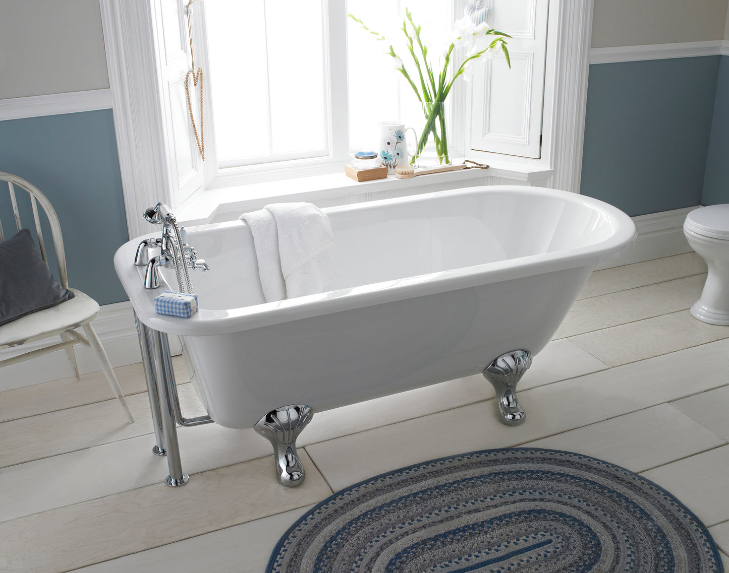 Hudson Reed Freestanding Bath - Deacon Leg Set (1700mm)