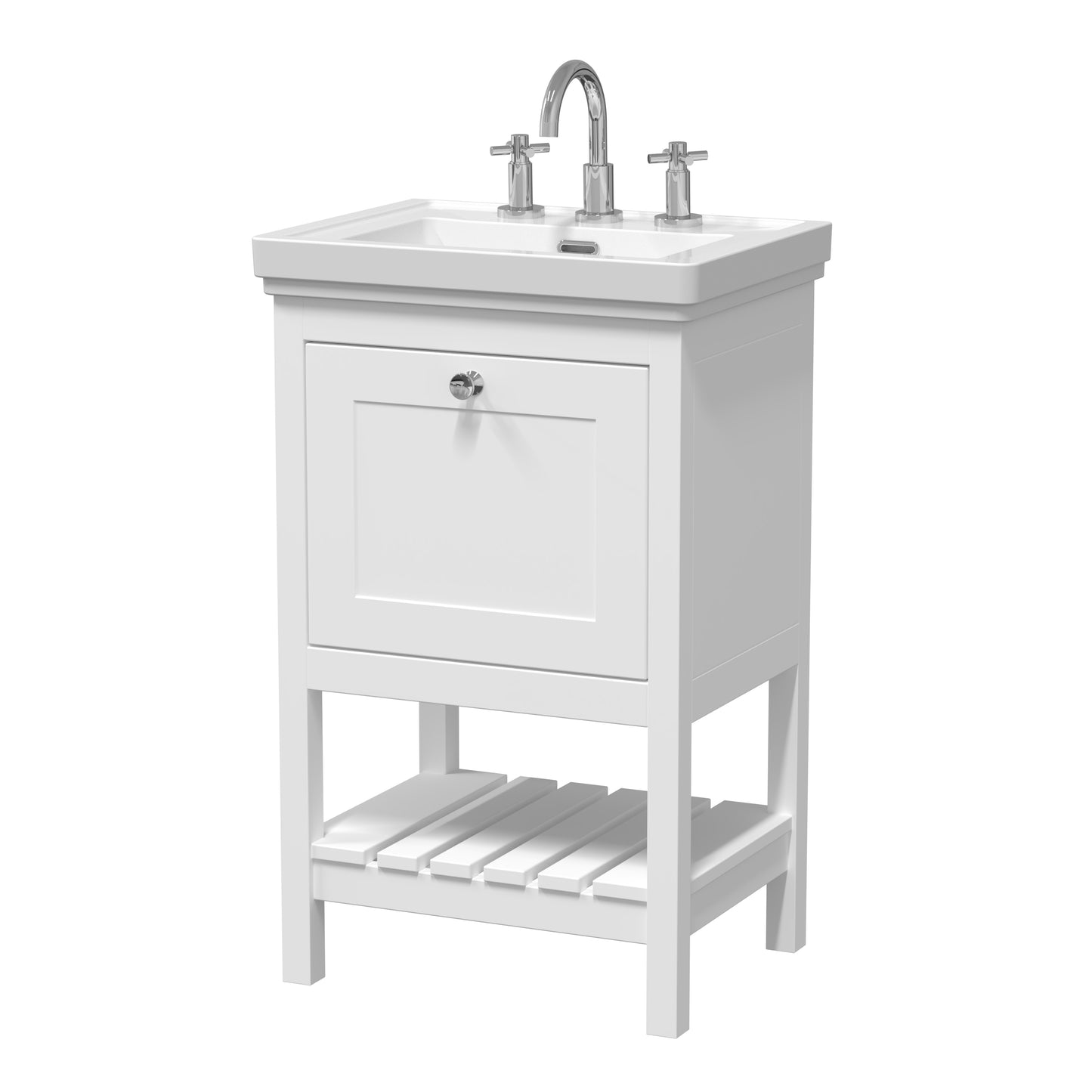Hudson Reed 500mm Floor Standing Vanity & Basin 3TH