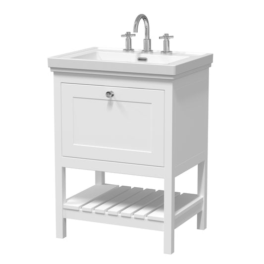 Hudson Reed 600mm Floor Standing Vanity & Basin 3TH
