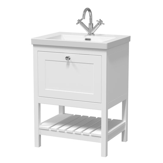 Hudson Reed 600mm Floor Standing Vanity & Basin 1TH