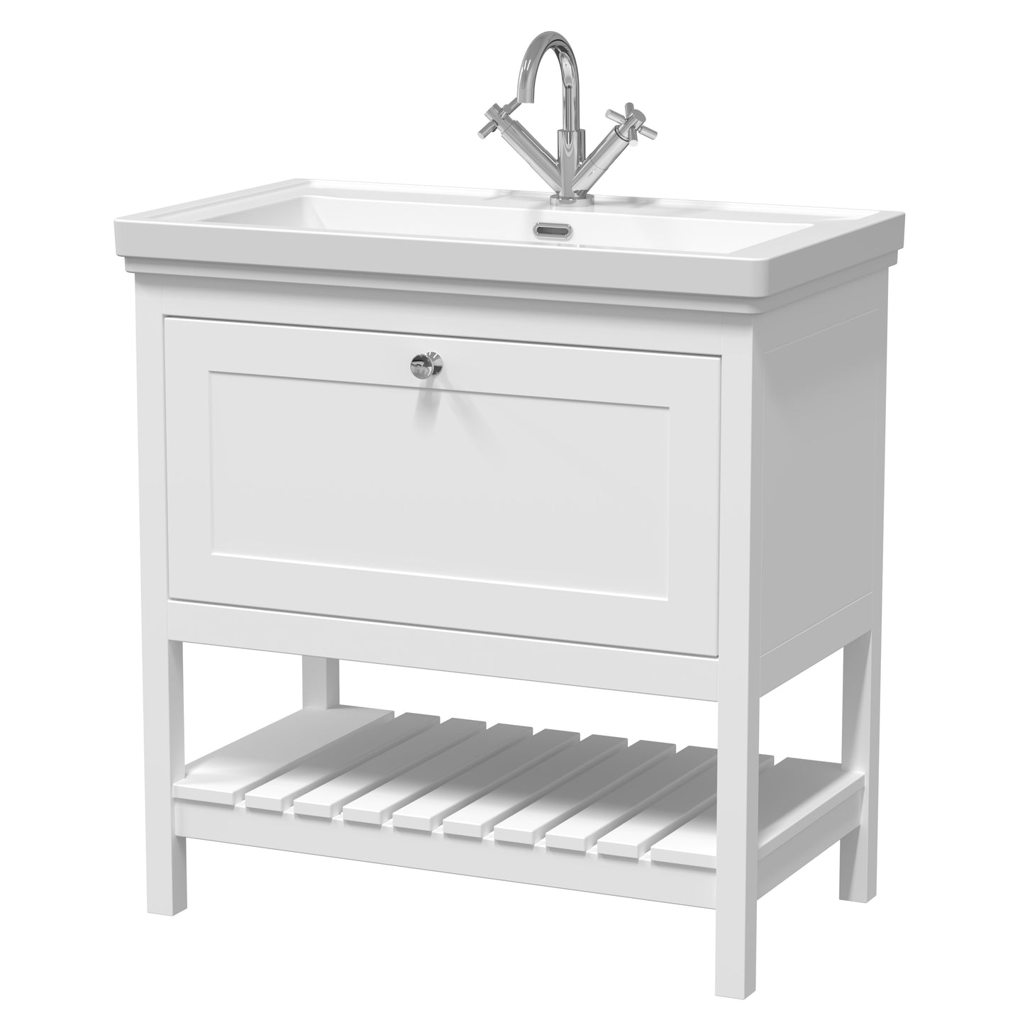 Hudson Reed 800mm Floor Standing Vanity & Basin 1TH
